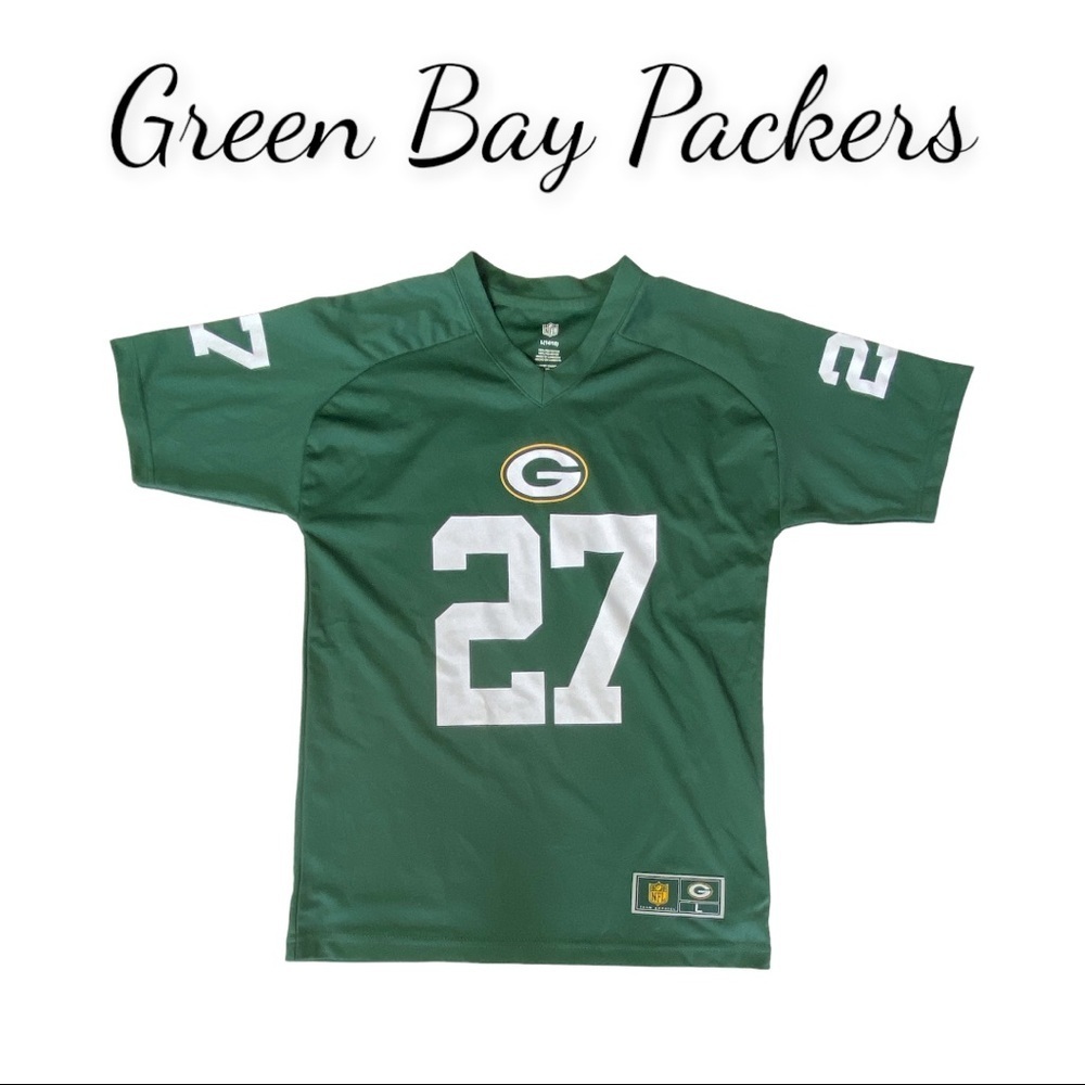 NFL Youth Green Bay Packers Short Sleeve Tee, #27 Lacy